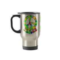 Flower Child Peace Travel Mugs