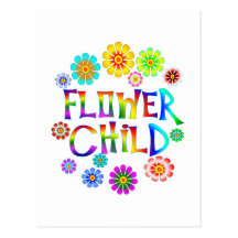 FLOWER CHILD POST CARDS