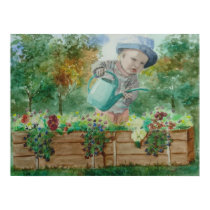 Flower Child Print by Barnswallow Flower Child Print