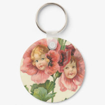 Flower Children keychains by MyOtherPlanet Flower Children keychains