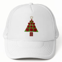 Flower Christmas Mesh Hats
