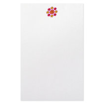 Flower Circle Stationery Design
