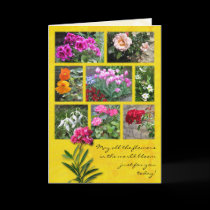 Flower Collage cards