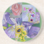 Flower Collage Coasters coasters