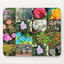 Flower Collage Mousepad by squirrel27 Flower Collage Mousepad