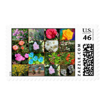 Flower Collage Postage postage by squirrel27 Flower Collage Postage postage