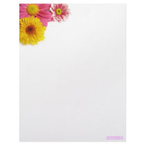 Flower corner letterhead by madelaide Flower corner letterhead