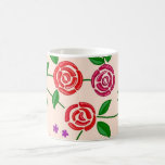 flower cup coffee mug