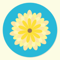 Flower Cupcake Topper/Sticker stickers