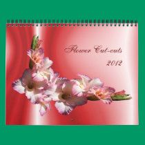 Flower Cut-outs 2012 calendars