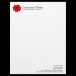 Flower - Dahlia - Bishop of Llandaff letterhead