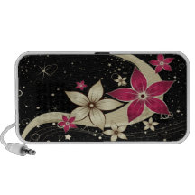 Flower Decor 19 Doodle Mp3 Speaker