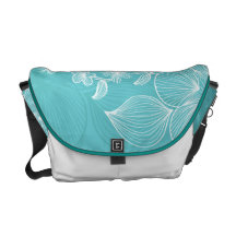Flower Decor 25 Messenger Bags