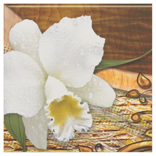 Flower Decor 3 Custom Fabric Zazzle