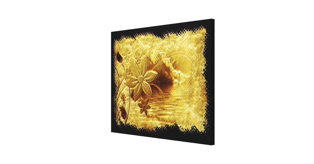 Flower Decor 59 Wrapped Canvas Options Zazzle