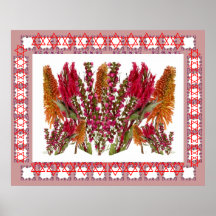 FLOWER Decorations : Boronia Lipstick Poker Torch Poster
