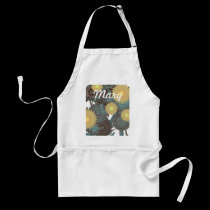 Flower design aprons