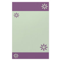 Flower Design Day Stationery