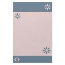 Flower Design Day Stationery