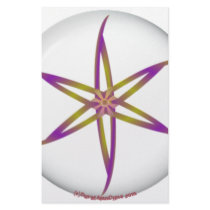 FLOWER DISC PERSONALIZED STATIONERY