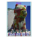 Flower dog cards