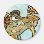 Flower Dragon Magnet