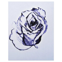 Flower drawing letterhead by dinatemraz Flower drawing letterhead