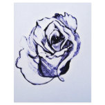 Flower drawing custom letterhead