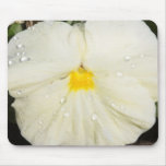 Flower droplets mousepad