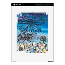 Flower Elephants Decals For iPad 3