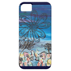 Flower Elephants iPhone Case iPhone 5 Cover