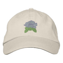 Flower embroidered hats by ZazzleEmbroidery Flower embroidered hats