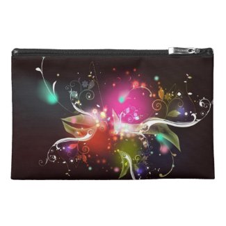 Flower Explosion Fractal Pattern Travel Accessories Bags