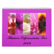 Flower Expressions For 2008 calendars by forstorm08 Flower Expressions For 2008 calendars