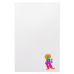 Flower Face Clown Customized Stationery