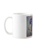 flower face coffee mug