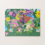 Flower Fairy and Angel Bear Tea Party Puzzle puzzles