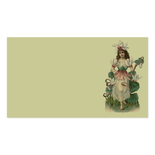 Flower Fairy Business Card (front side)