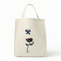 Flower Fairy Butterfly Organic Tote bags