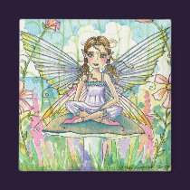 Flower Fairy Magnet by Molly Harrison magnets