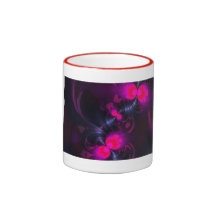 Flower Fairy – Rose and Magenta Ribbons Mug