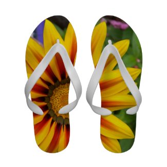 flower flip flops