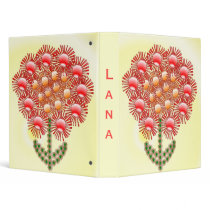 FLOWER FLOWER MODERN BINDER by zeena2 FLOWER FLOWER MODERN BINDER