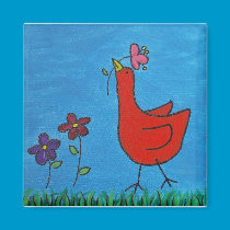 Flower for you magnet magnets