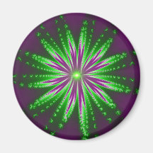 Flower Fractal Magnet