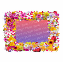 Flower Frame 4X6 photo sculptures
