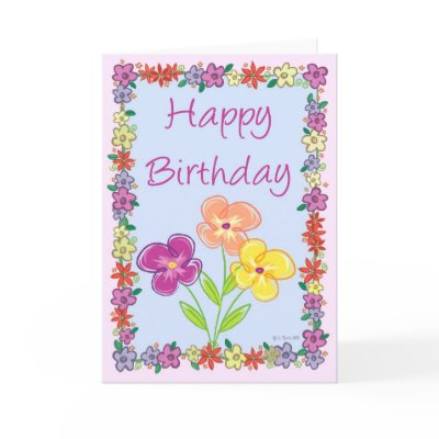 Flower Frame-BD Greeting Cards by William63