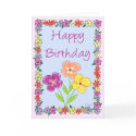 Flower Frame-BD cards