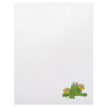 flower froggy frog letterhead