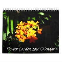 Flower Garden 2010 Calendar by musespeak Flower Garden 2010 Calendar